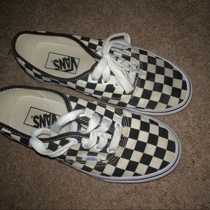 classic checkered vans